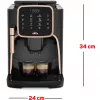 Okka Espresso Pro, w pełni automatyczny czarno-brązowy, 1450 W