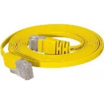 Kabel sieciowy Tecline 1 m Kat.6 Żółty U/UTP