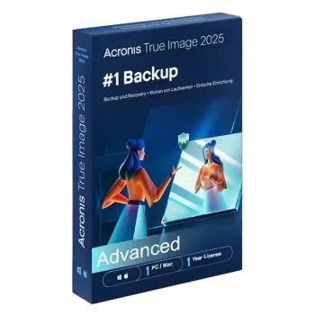 Acronis True Image | Advanced + 500 GB Acronis Cloud Storage | 1 PC/MAC | 1 Rok