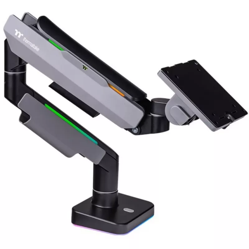 Uchwyt do monitora Thermaltake GEA-MSR-SMSBLK-01 124,5 cm 49 cali Biurkowy Czarny Szary