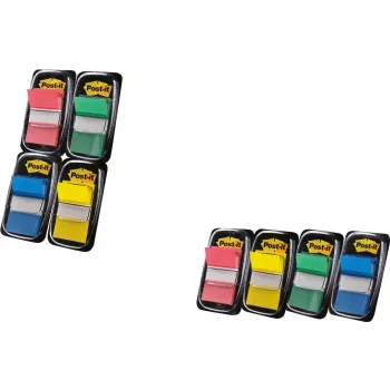 3M Post-it Index 680 AKCJA: 8 op. po 50 pasków + GRATIS 4 op. po 50 pasków (680-P12)