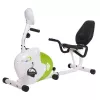 Poziomy rower magnetyczny biało-zielony HMS R9259