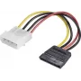 Przejściówka zasilania Renkforce RF-4174632 1× IDE 4‑pin na 1× SATA 15‑pin przewód 0,15 m