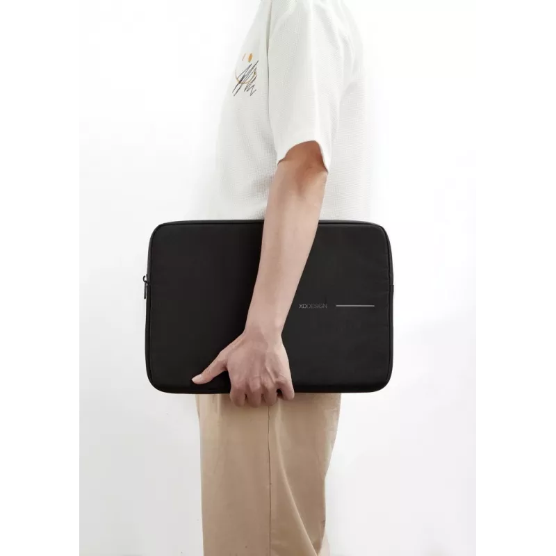 Ochronny pokrowiec na laptopa XDDESIGN P706.201 — 14 cali (35,6 cm), czarny, zapinany na zamek