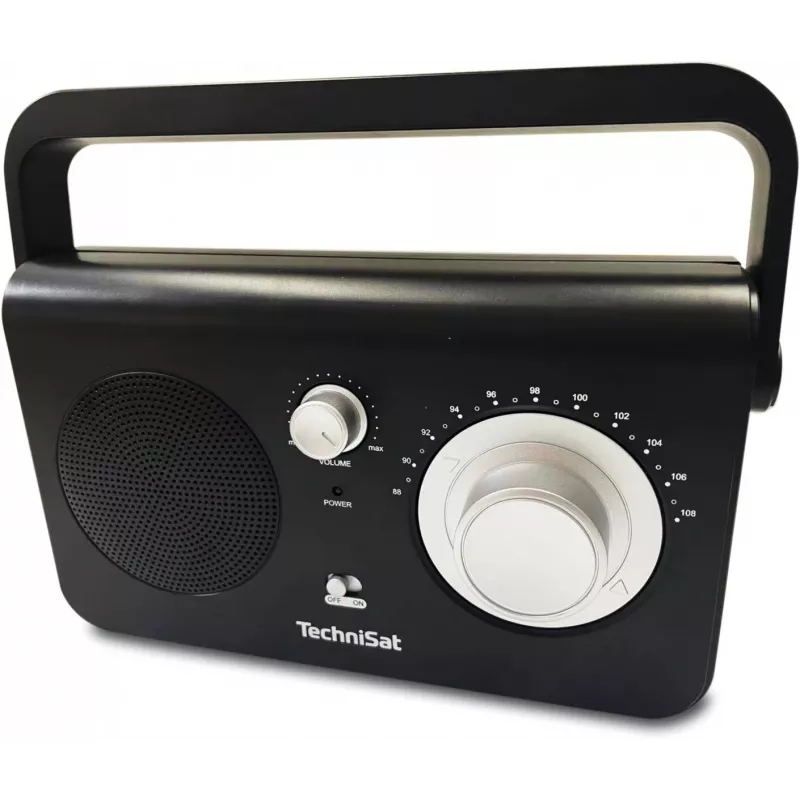 Radio przenośne TECHNISAT CLASSIC 100 — analogowe FM, 1 W RMS, 3,5 mm, biały