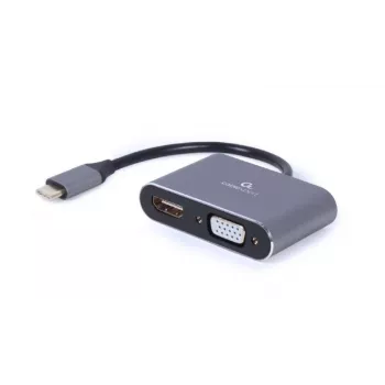 Adapter graficzny USB Cablexpert A-USB3C-HDMIVGA-01 Szary