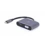 Adapter graficzny USB Cablexpert A-USB3C-HDMIVGA-01 Szary