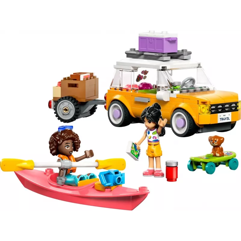 Zestaw konstrukcyjny LEGO Friends 42659 Przygoda w podróży z przyjaciółmi, 220 elementów, 2 minifigurki, wiek 6+