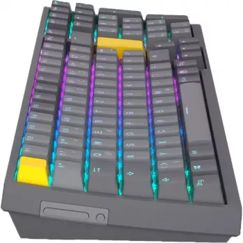 Celeris 1800, klawiatura gamingowa szara, układ DE, ENDORFY żółty by Gateron