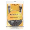 Kabel DisplayPort DeLOCK 82770 1 m Czarny Brązowy