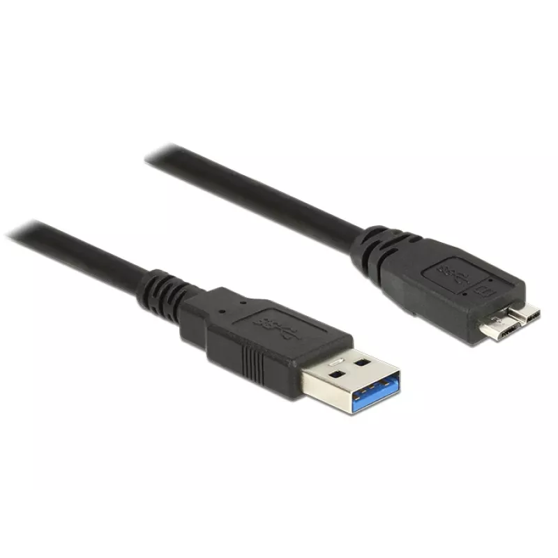 Kabel USB DeLOCK 85073 USB 3.2 Gen 1 1.5m USB A Micro-USB B Czarny
