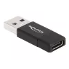 DeLOCK 60001 adapter USB A USB C czarny