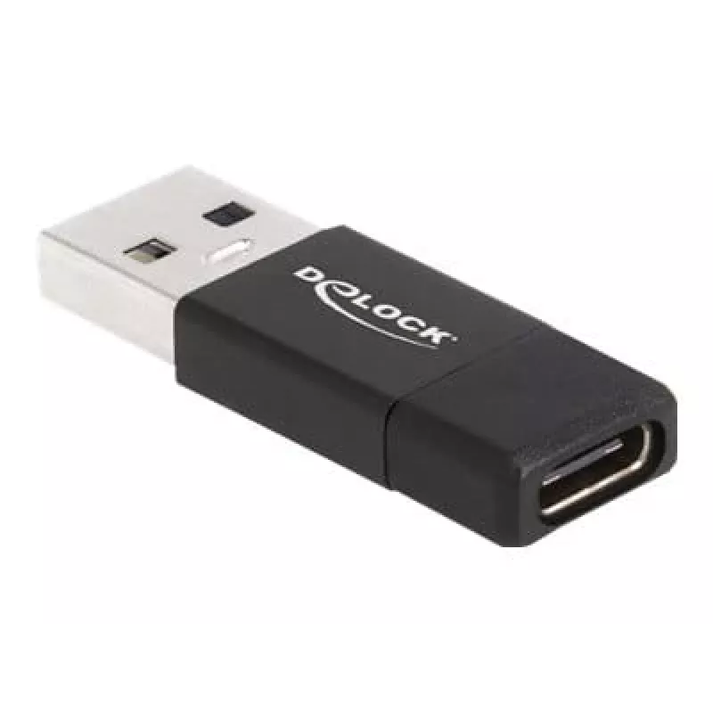 DeLOCK 60001 adapter USB A USB C czarny
