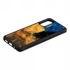 Etui ochronne iKins do Samsung Galaxy S20 — czarne z motywem Cafe Terrace