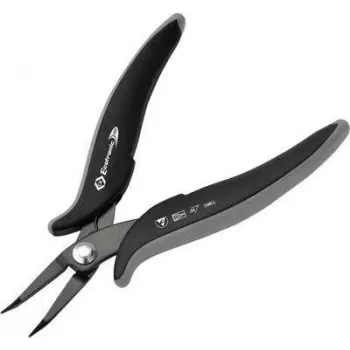 Pęseta ESD c.k tools T3892 45° zagięta 152 mm – antystatyczna pęseta precyzyjna