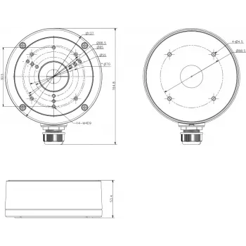 HIKVISION DS-1280ZJ-S Czarny BOX