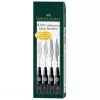 Fineliner Faber-Castell 167115 Multi Czarny 4 pcs
