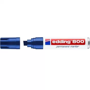 Marker permanentny Edding 800 ze stożkową końcówką niebieski