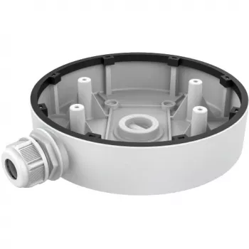 Puszka przyłączeniowa LEVELONE CAS-7360 do kamery kopułkowej FCS-3096v2, biała, 120×120×37,2 mm