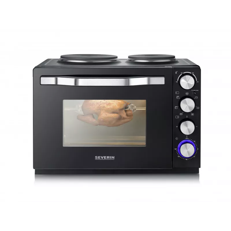 Opiekacz-piekarnik Severin TO 2074 30L 2500W Czarny Grill