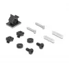 Skrzynka rozdzielcza DELOCK Easy 45 uchwyt modułowy do montażu na stole lub ścianie, metal, czarna, 2x22,5x45 mm lub 1x45x45 mm