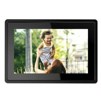 Cyfrowa ramka do zdjęć Denver PFF-1021BLACK Czarna 25,6 cm (10,1 cala) Ekran dotykowy Wi-Fi