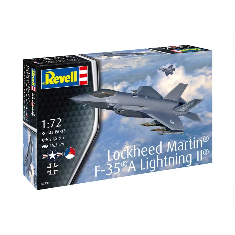 Model plastikowy Lockheed Martin F-35A Light 1/72