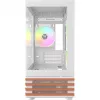 Obudowa PC Micro Tower THERMALTAKE View 170 WS ARGB Snow — Micro ATX, biała, 2x120 mm boczny, 1x120 mm tylny, zasilacz na dole, obsługuje dyski 2,5 cala/3,5 cala