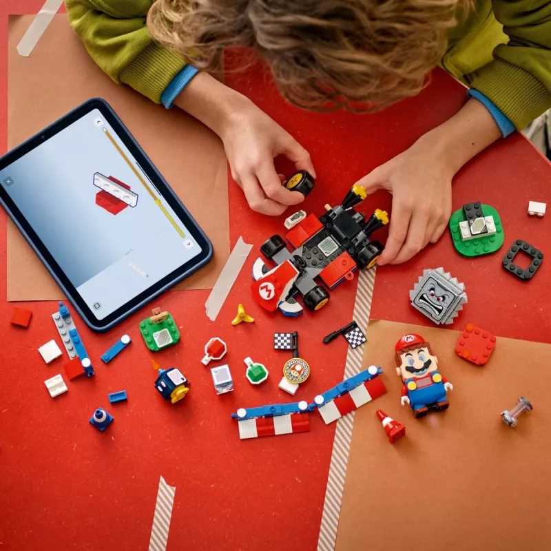LEGO Zabawka konstrukcyjna 72043 Super Mario Interaktywny Mario Kart ze standardowym gokartem