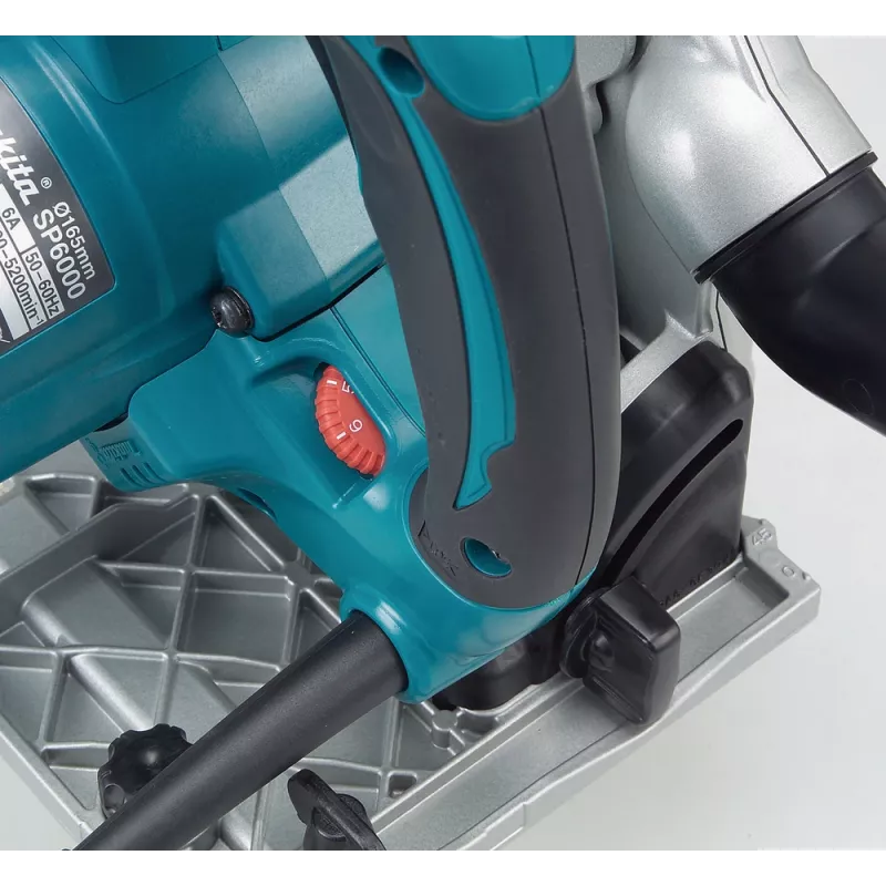 Makita SP6000J przenośna piła tarczowa 16,5 cm czarna, niebieska 6400 obr./min 1300 W