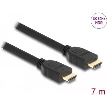 DeLOCK High Speed HDMI kabel 48 Gbps 8K 60 Hz czarny 7 m