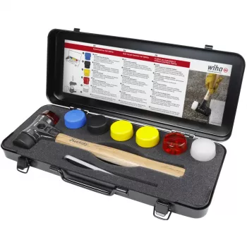 Wiha 832B801 44008 młotek z miękką nakładką średnio-twardą, średnio-miękką, bardzo twardą 280 mm (44008)