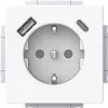 BJ 20 EUCB2USBAC-84 SCHUKO-/USB-A+C gniazdo wtyczkowe (2CKA002011A6306)