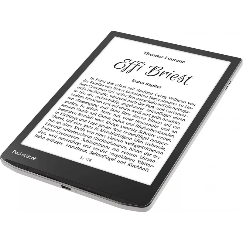 Czytnik e-booków PocketBook InkPad 4 7,8 cala E Ink Carta, 32 GB, Wi‑Fi, czarny/srebrny