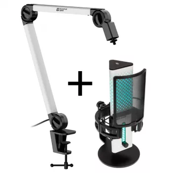 Endgame Gear MICARM + XSTRM USB Microphone - biały