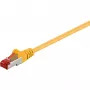 Wentronic Goobay CAT 6 Patch kabel, S/FTP (PiMF), żółty, 20 m - LSZH bezhalogenowy, miedź (68307)