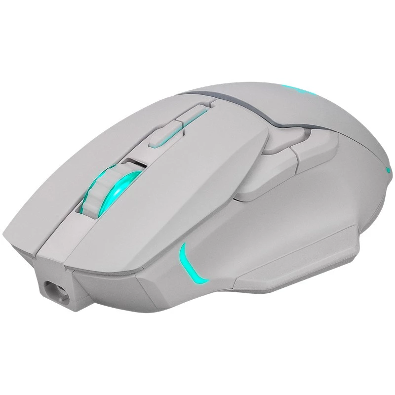 Mysz bezprzewodowa DEFENDER Stix GM-009 RF — optyczna 3200 DPI, 6 przycisków, symetryczna, USB RF, zasilana bateriami, biała