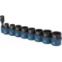 Makita E-16639 - zestaw nasadek udarowych 3/8 inch 8-elementowy | z adapterem 1/4 inch (E-16639)