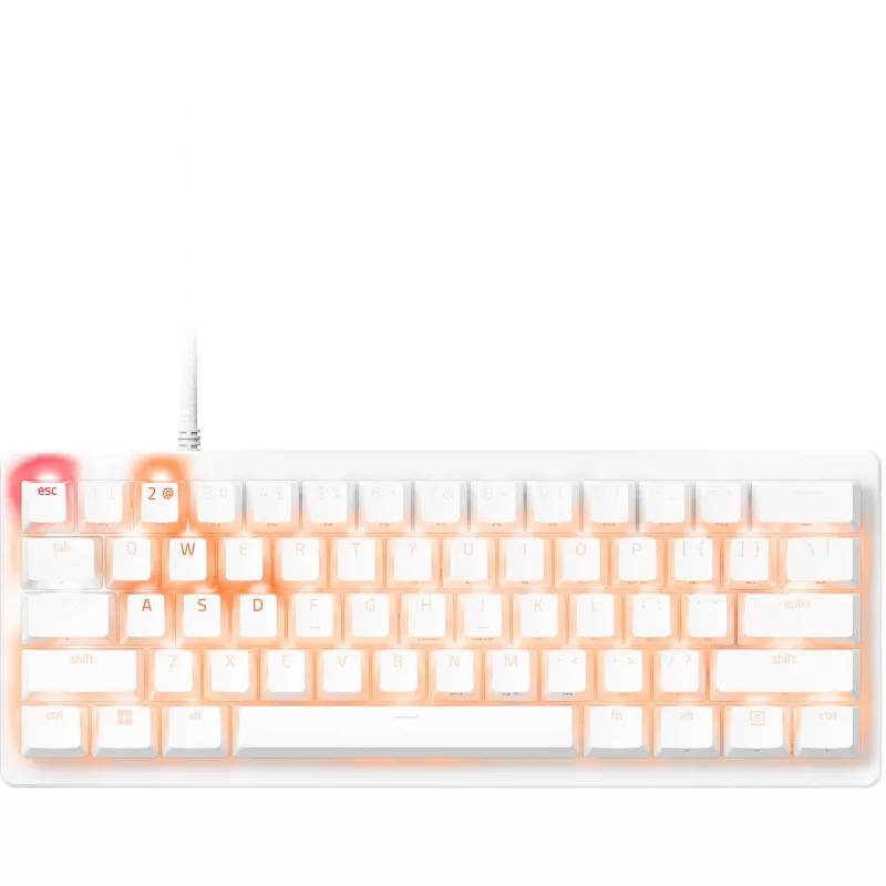 Razer Huntsman V3 Pro Mini - biały - układ niemiecki P - klawiatura - optyczna (RZ03-04992000-R3G1)