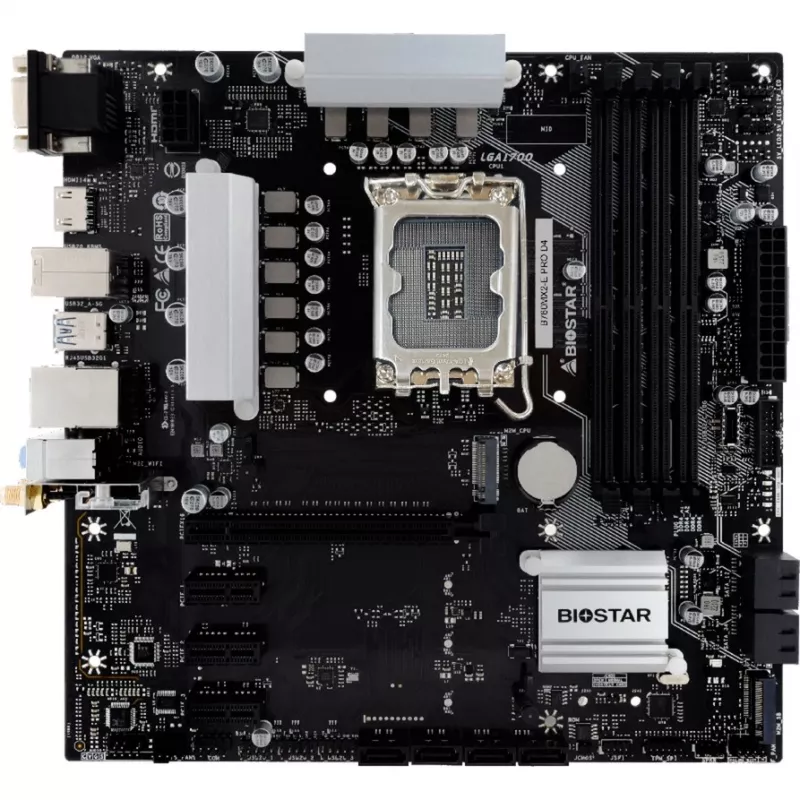 Płyta główna Biostar B760MX2-E Pro D4 - B760 - Socket 1700 - Micro ATX