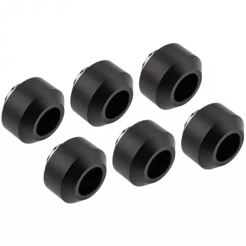Zestaw złączek do twardych rurek OPTIMUS do rurek 12 mm, 6 szt. z narzędziem instalacyjnym, czarny