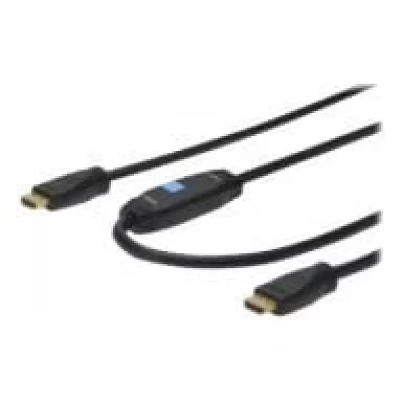 Kabel połączeniowy Digitus HDMI High Speed z Ethernetem i wzmacniaczem sygnału