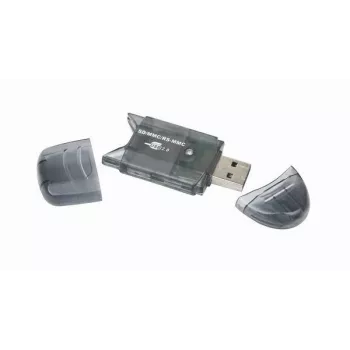 Czytnik kart USB 2.0 Gembird FD2-SD-1 — MMC/SD/SDHC/SDXC, 73×30×10 mm, 13 g, czarny