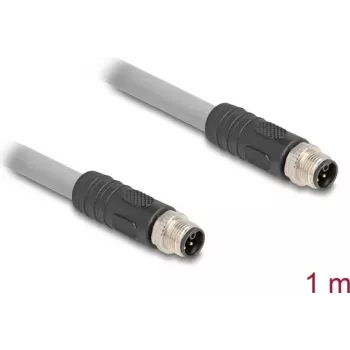 Kabel czujnika/aktuatora DeLOCK 80532 1m RST M12 szary