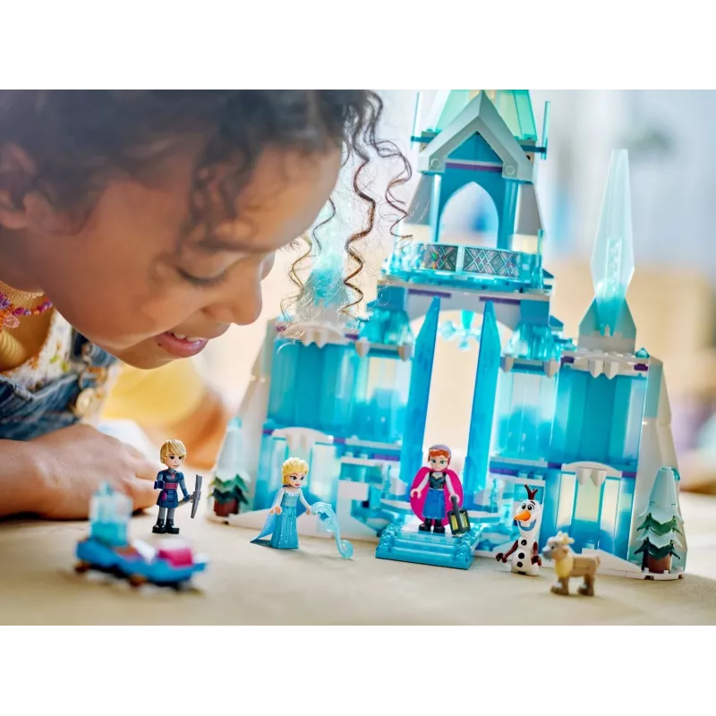 Zabawka konstrukcyjna LEGO Disney Princess Lodowy Pałac Elsy 43244 — zestaw do budowania do pomysłowej zabawy