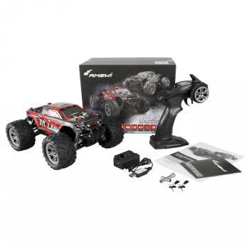 Amewi M-Land Monstertruck 48km/h 4WD 1 16 RTR Czerwony (22622)