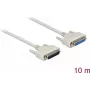 Kabel szeregowy DELOCK 83678, D-Sub 25-pin na D-Sub 25-pin, beżowy, 10 m