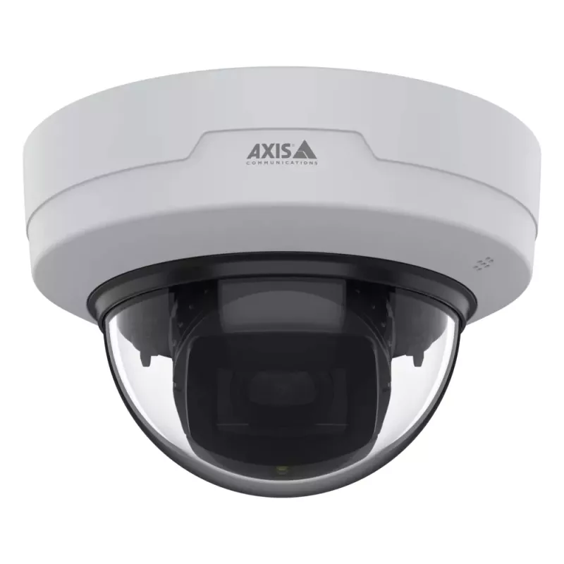 Kopułkowa kamera IP AXIS 02814-001 do montażu na ścianie zewnętrznej, 1080p, przetwornik CMOS 1/2,8 cala, kąt poziomy 100°, obrót 360°