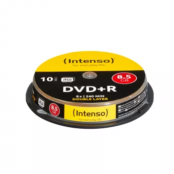 Intenso - 10 x DVD+R DL - 8,5 GB 8x - Spindel - Nośnik pamięci (4311142)
