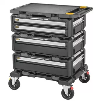 Skrzynka narzędziowa DeWalt DWST60510-1 metalowo-plastikowa, czarno-żółta, przenośny pojemnik do przechowywania